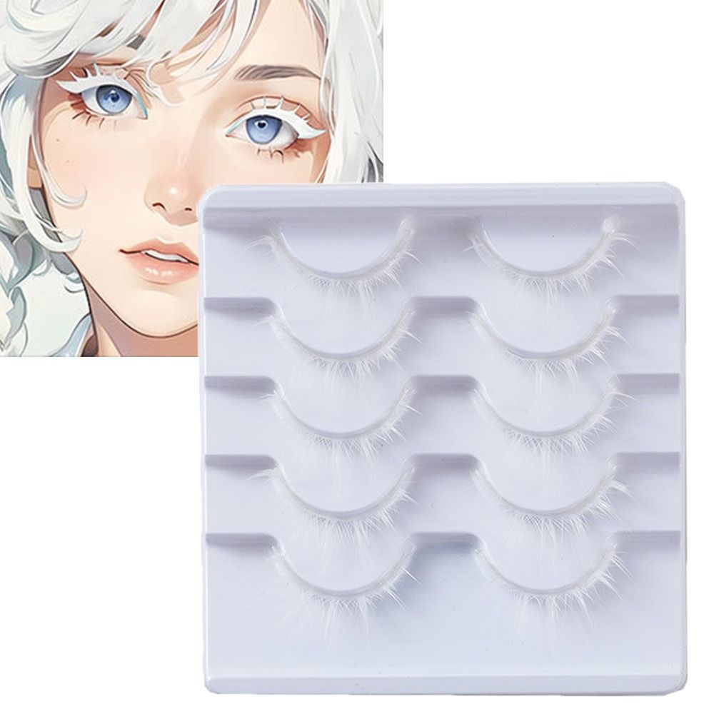 Eyelash Extension Japanese Style - Горячие белые белые ресницы в стиле