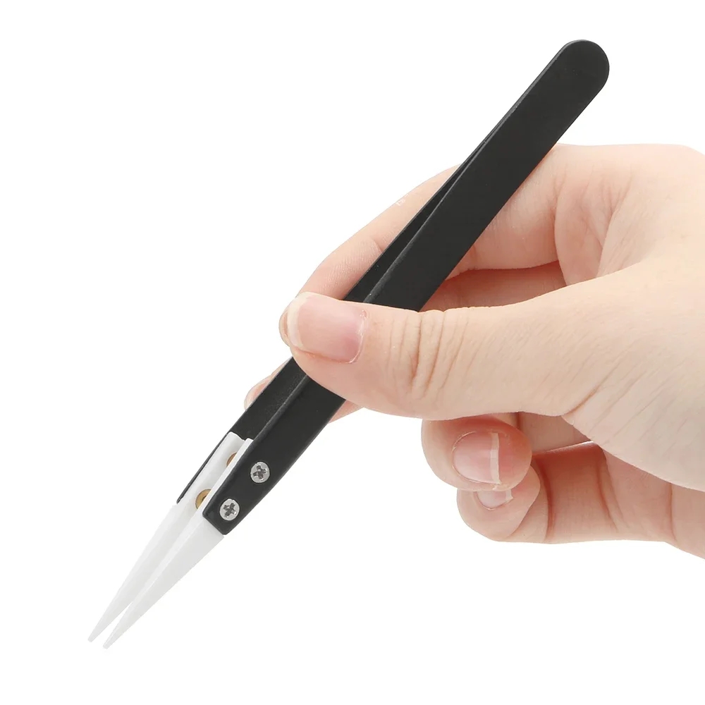 Isolation Tweezer Curved - Керамические антистатические пинцеты, промышленные керамические пинцеты