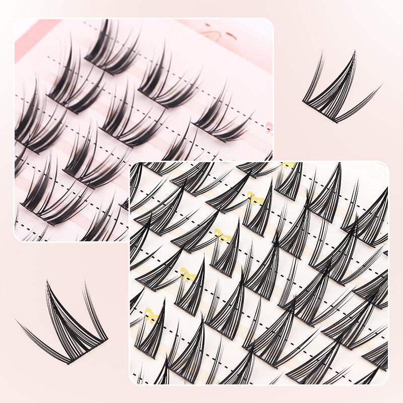 Eyelash Extension Anime - Горячая распродажа: Накладные ресницы-пучки (10 рядов,