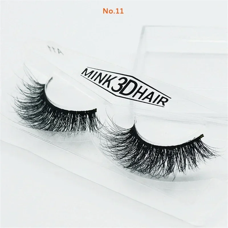 Eyelash Extension No 11 - 1 пара 3D норковых ресниц, накладные