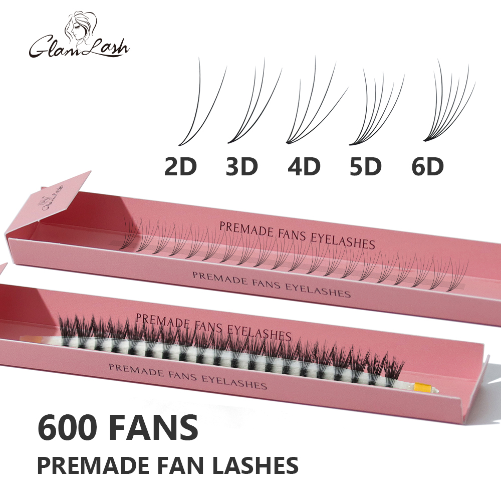 Mega Volume Lash - GLAMLASH готовые объемные веерные ресницы для