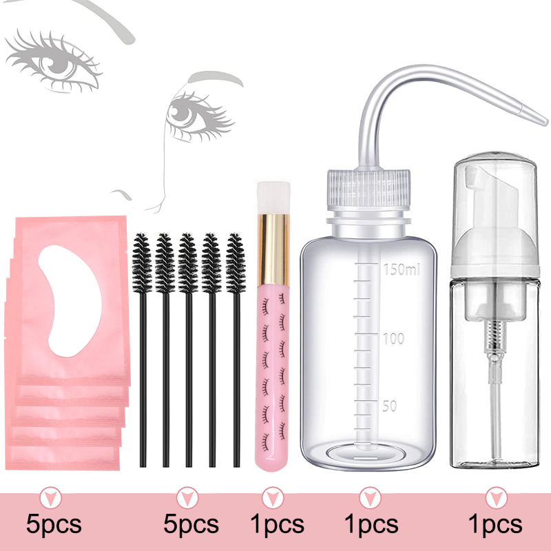 Eyelash Extension Wash - 13 шт., набор для чистки наращивания