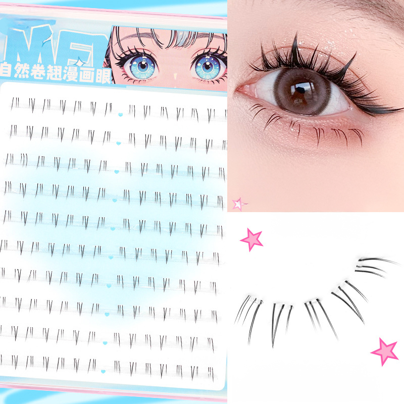 Eyelash Extension Anime - Самоклеящиеся нижние ресницы, клей не требуется,