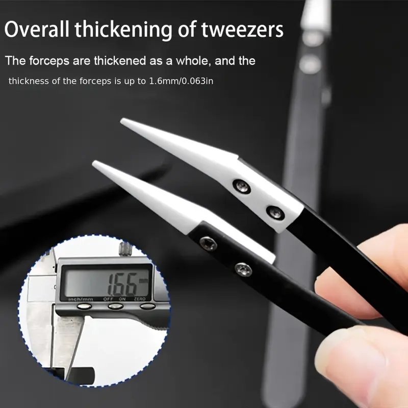 Керамические антистатические п – обзор и цена Isolation Tweezer Curved