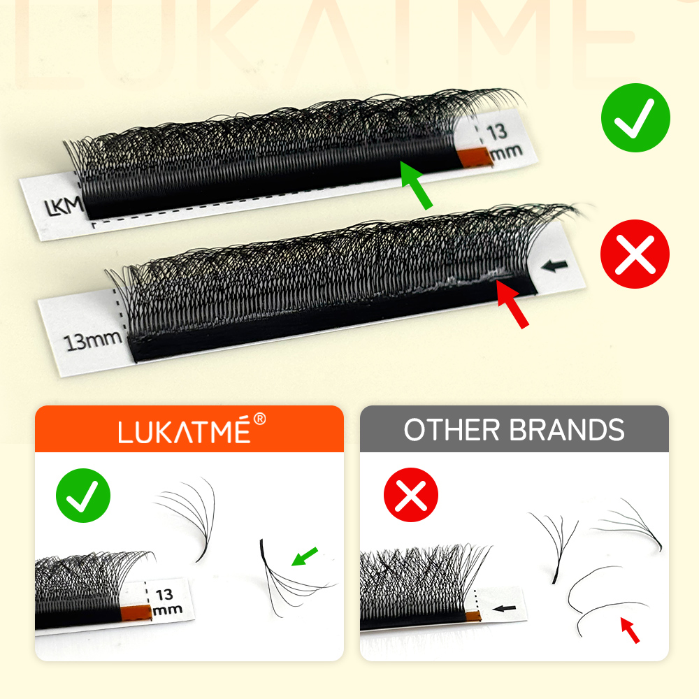 Наращивание ресниц LUKATME 5D  – обзор и цена Mega Volume Lash