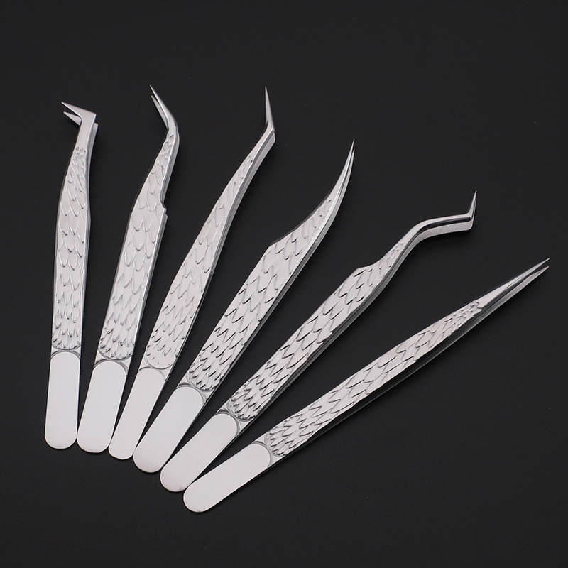 Набор из 6 пинцетов для наращи – обзор и цена Isolation Tweezer Curved