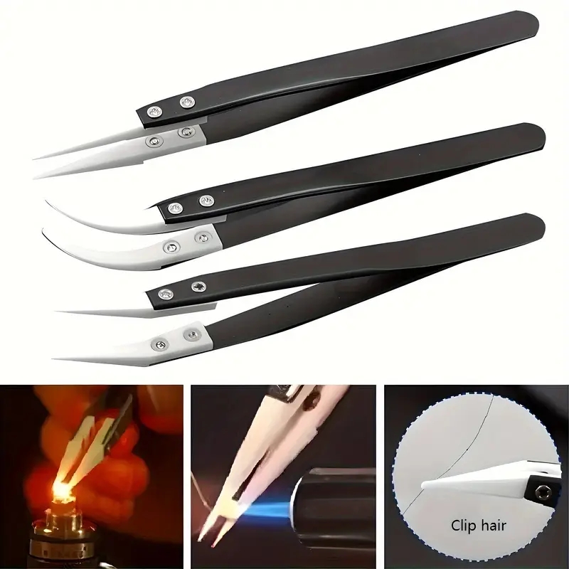 Керамические антистатические п – обзор и цена Isolation Tweezer Curved
