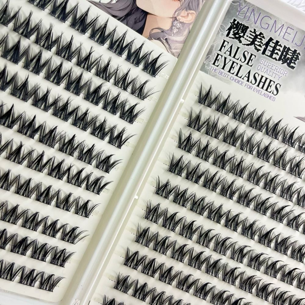 Накладные ресницы-пучки 100/13 – обзор и цена Eyelash Extension No 11