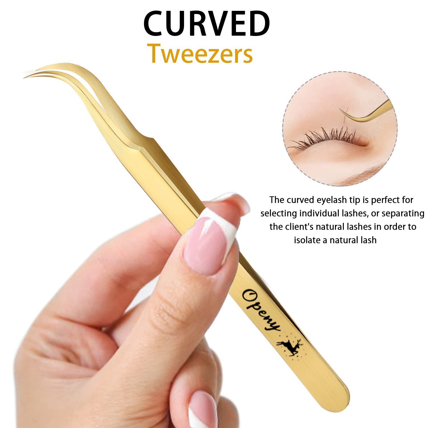 Пинцеты для наращивания ресниц – обзор и цена Isolation Tweezer Curved