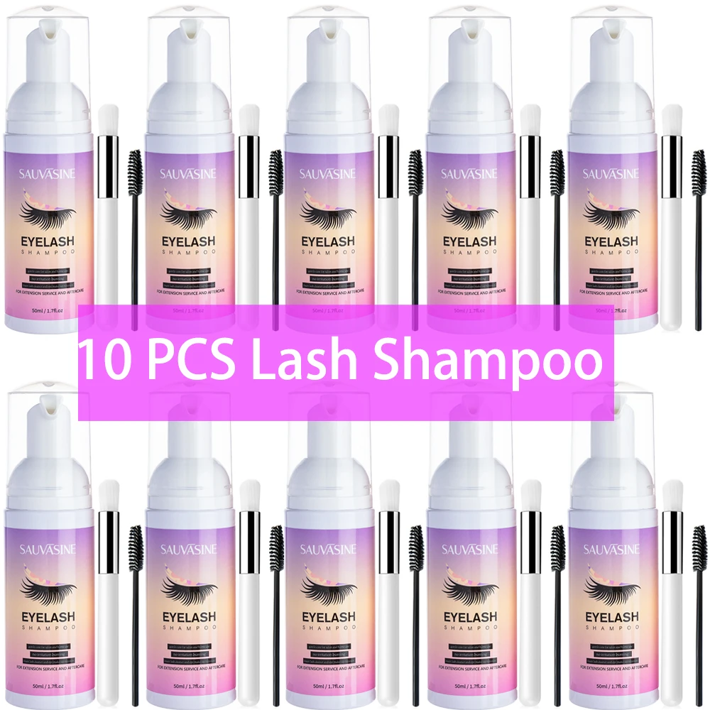 5/10 шт., 50 мл, шампунь для н – обзор и цена Eyelash Extension Wash