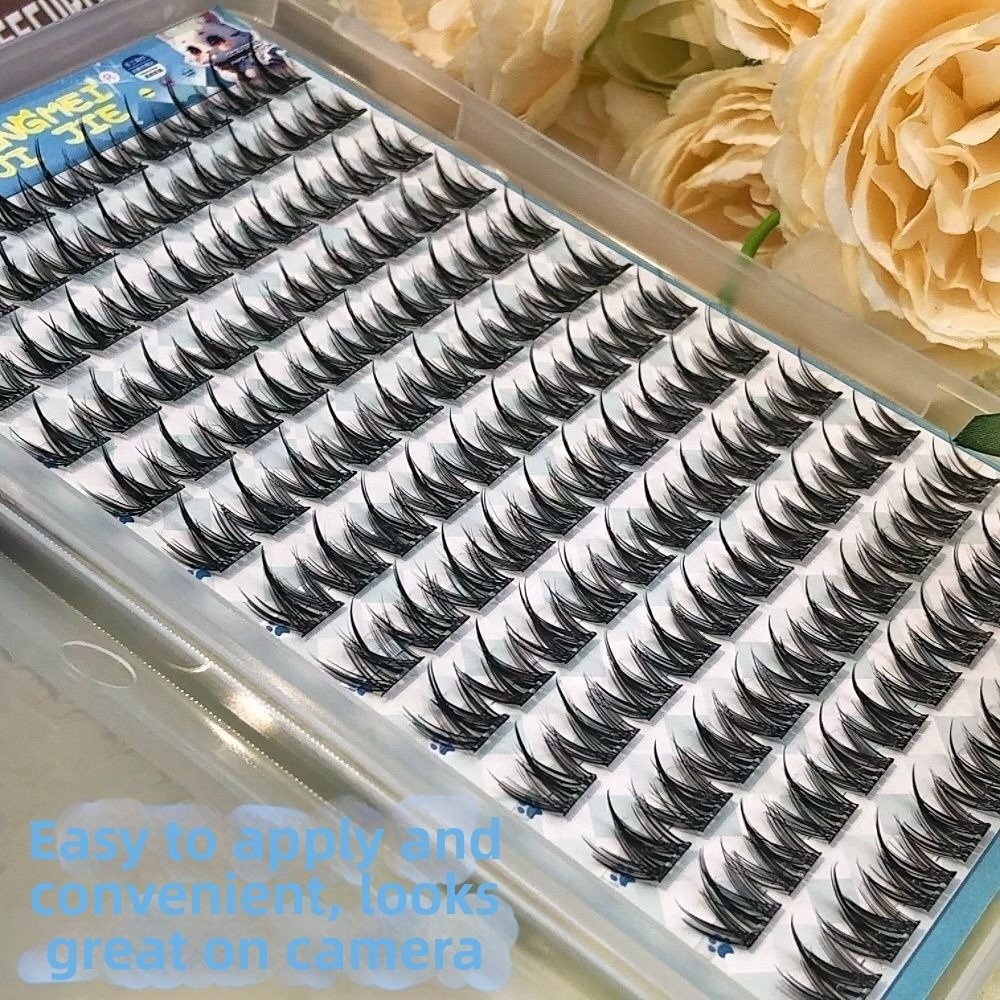 Накладные ресницы-пучки 100/13 – обзор и цена Eyelash Extension No 11