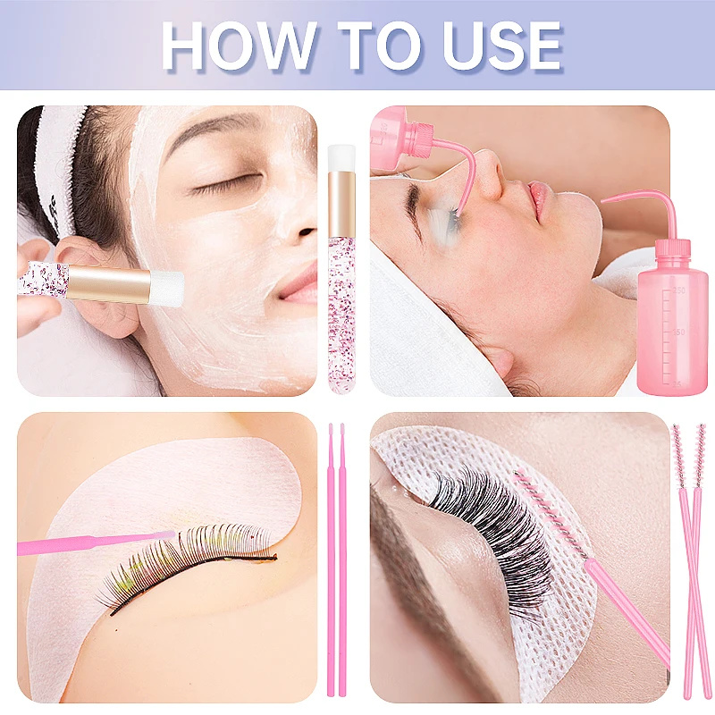 153 шт./компл., набор принадле – обзор и цена Eyelash Extension Wash