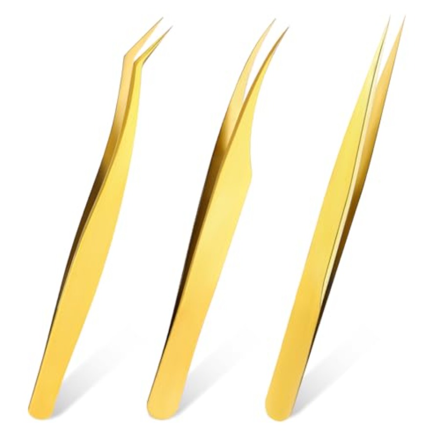 Набор из 3 пинцетов для наращи – обзор и цена Isolation Tweezer Curved