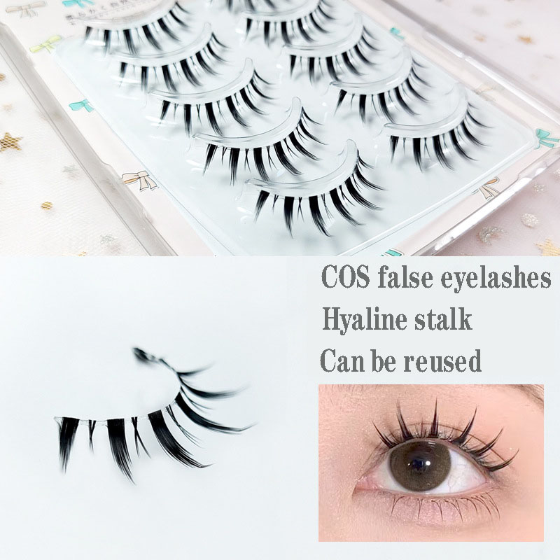 5 пар, Женские Накладные ресни – обзор и цена Eyelash Extension Japanese Style