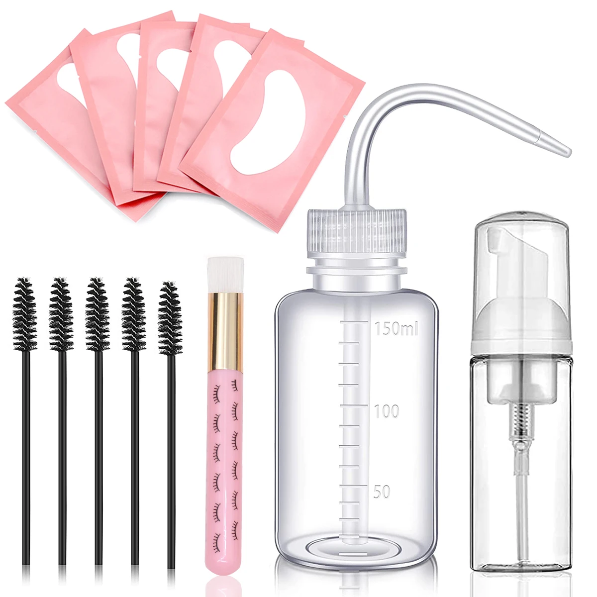 13 шт., набор для чистки наращ – обзор и цена Eyelash Extension Wash
