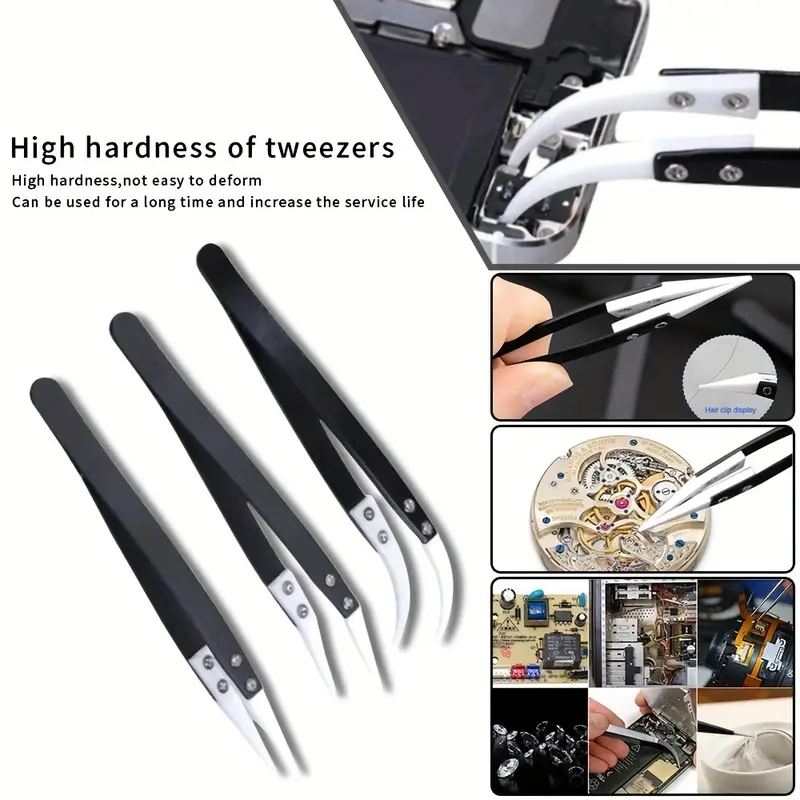Керамические антистатические п – обзор и цена Isolation Tweezer Curved