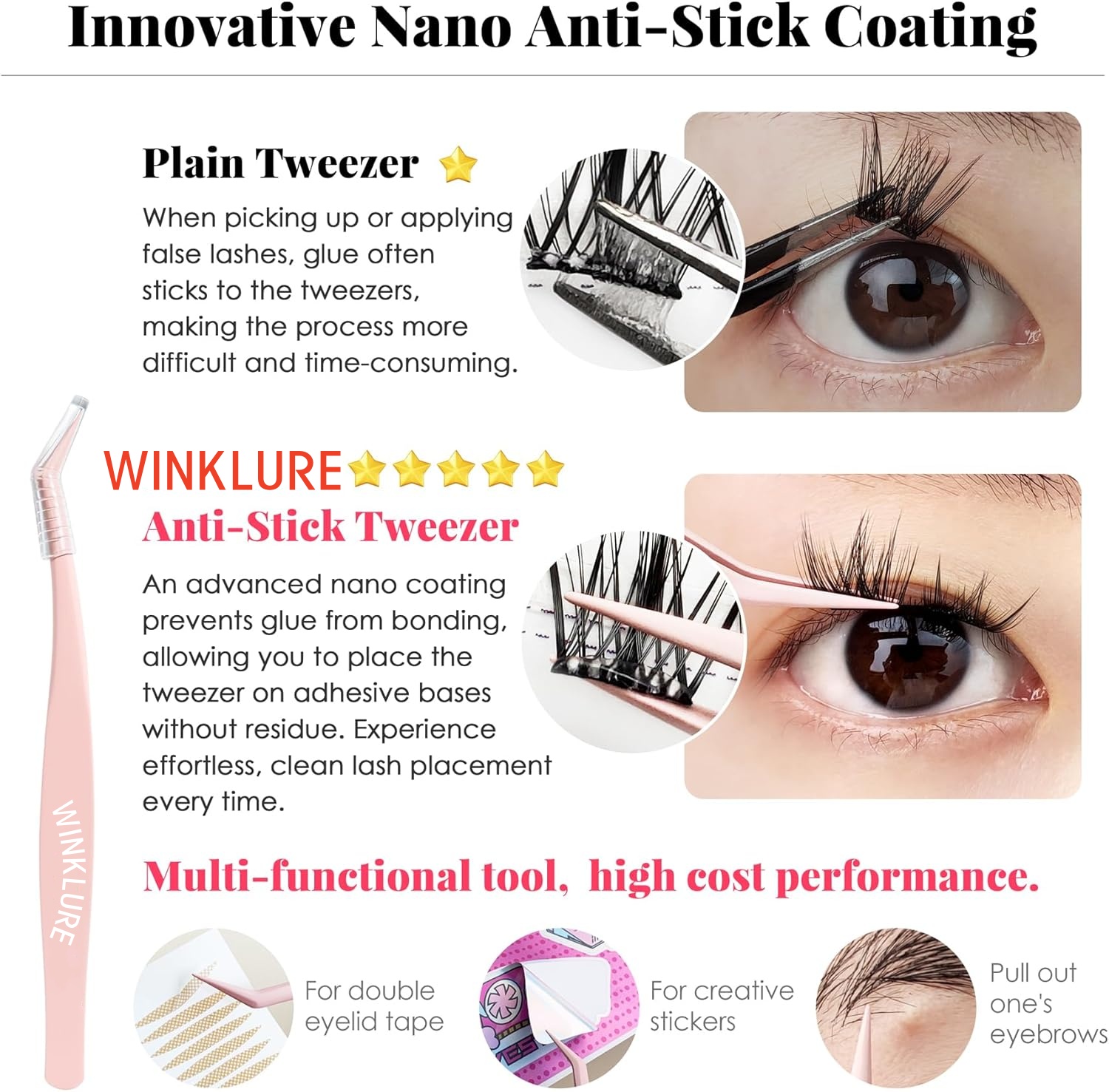 Накладные ресницы WINKLURE, са – обзор и цена Eyelash Extension Anime